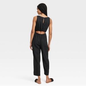 Universal Thread Charcoal Sleeveless Jumpsuit